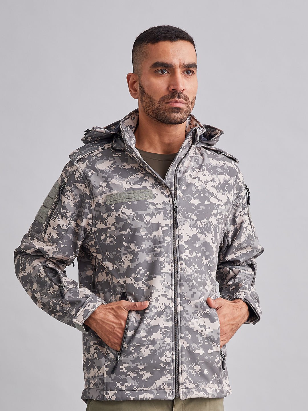 Grey Digital 12 Zip Softshell WP Lycra Jacket - MountMiller